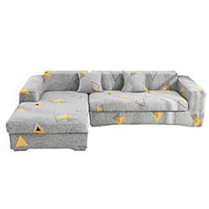 Sofa Cover Couch Cover Dustproof Print Soft Stretch Sofa Slipcover Super Strechable Cover Fit for Armchair/Loveseat/Three Seater/Four Seater/L shaped sofa (1 Throw Pillow Case as free Gift) miniinthebox