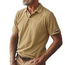 Golden Year x Fox | Curmudgeon Waffle Polo Shirt Lightinthebox