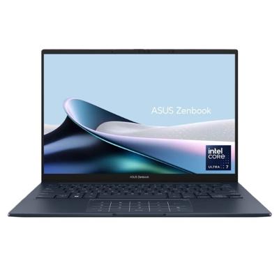 Asus Zenbook 14 OLED UX3405CA-PZ052W, Intel Core Ultra 7 255H, 16GB RAM, 1TB SSD, 14.0 Inch OLED 3K Touch Screen, Intel Arc Graphics, Windows 11 Home, English & Arabic Keyboard, Ponder Blue