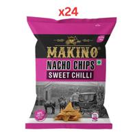 Makino Nacho Chips Sweet Chilli 60g (Pack Of 24)