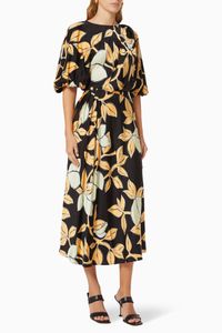 Aubrie Dress in Sustainable Floral Viscose