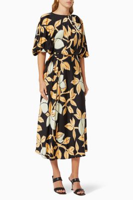 Aubrie Dress in Sustainable Floral Viscose