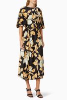 Aubrie Dress in Sustainable Floral Viscose - thumbnail