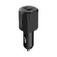 Unisynk PD USBC/A Car Charger, Black - thumbnail