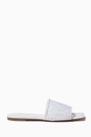Sursock Flat Sandals in Mesh & Leather - thumbnail