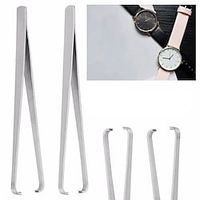 Stainless Steel Tweezer Professional Watch Hands Removal Repair Tool For Watchmakers Simple Needle Extractor Watch Accessories miniinthebox - thumbnail