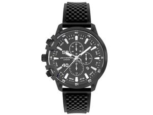 Lee Cooper Mens Multi Function Black Dial Watch - LC07470.651