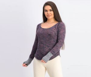 Womens Spaced Out Knit Sweater  Night Combo