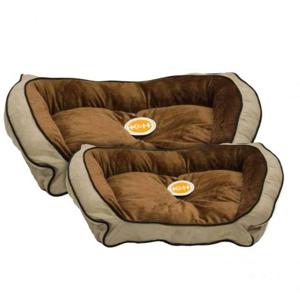 K&H Bolster Couch Small Mocha-Tan 21X30, 53X76Cms