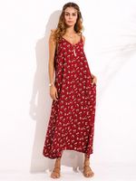 Bohemian Floral Printed Maxi Dresses