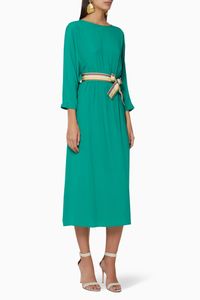 Gerard Dolman Sleeve Belted Dress