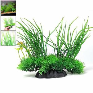 Aquarium Fish Tank Artificial Plastic Plant Green Grass Decoration Aquatic Landscape