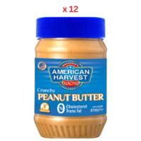 American Harvest Peanut Butter Crunchy 12X510G