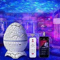 1pc Dinosaur Egg Galaxy Star Projector Starry Light With Wireless Music Player Night Light With White Noise With 19 Music14 Colors LED Night Lights Nebula Timer  Remote Control Gift  Decoration Lightinthebox - thumbnail