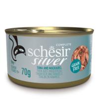 Schesir Silver Senior Cat Wholefood - Tuna And Mackerel 70G