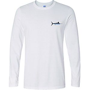 CAWANFLY Men's Fishing Shirt Outdoor Long Sleeve UPF50 Quick Dry Breathable Sweat wicking Top Autumn / Fall Spring Summer Athleisure Fishing Camping  Hiking White / Micro-elastic / Animal miniinthebox