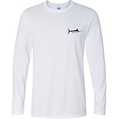 CAWANFLY Men's Fishing Shirt Outdoor Long Sleeve UPF50 Quick Dry Breathable Sweat wicking Top Autumn / Fall Spring Summer Athleisure Fishing Camping  Hiking White / Micro-elastic / Animal miniinthebox