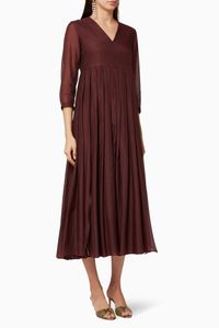 Corolla Silk Dress