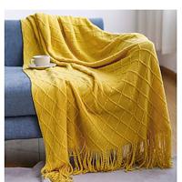 Nordic Style Sofa Blanket Knitted Blanket Shawl Blanket Solid Color Blanket Bedside Towel Woolen Sofa Towel Lightinthebox