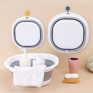 Foldable Washbasin Large Household Student Dormitory Baby Basin Portable Compressed Travel Small Washing Basin Lightinthebox