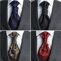 Men's Neckties Men Ties Adjustable Bow Plain Wedding Birthday Party miniinthebox - thumbnail