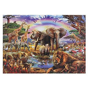 1 pcs Animal Jigsaw Puzzle Adorable Decompression Toys Parent-Child Interaction Kraftpaper Wildlife Animals Teenager Highschool Toy Gift miniinthebox