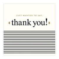 Pigment Alice Scott Thank You Stripes Greeting Card (160 x 156mm)