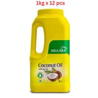 Nellara Coconut Oil 1Ltr Pet Bottle (Pack of 12)