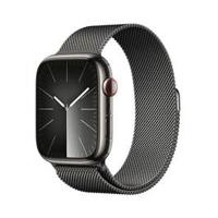 Apple Watch Series 9 GPS + Cellular 41mm Graphite Stainless Steel Case with Graphite Milanese Loop (MRJA3QA/A)