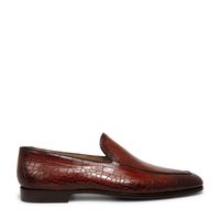 Alligator effect-leather loafers Alligator effect-leather loafers