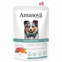 Amanova Wet Adult Irresistible Beef - 100G (Pack Of 5)