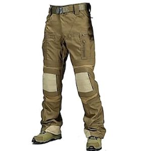 Men's Cargo Pants Cargo Trousers Tactical Pants Plain Camouflage Waterproof Comfort Outdoor Daily Going out Fashion Casual Black Brown miniinthebox