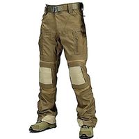 Men's Cargo Pants Cargo Trousers Tactical Pants Plain Camouflage Waterproof Comfort Outdoor Daily Going out Fashion Casual Black Brown miniinthebox - thumbnail