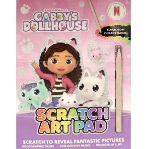 Gabby's Dollhouse - Scratch Art Pad | Alligator Books