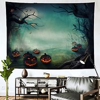 Halloween Wall Tapestry Art Decor Blanket Curtain Hanging Home Bedroom Living Room Decoration Polyester miniinthebox - thumbnail