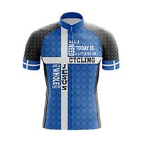 21Grams Men's Short Sleeve Cycling Jersey Summer Spandex Blue Bike Top Mountain Bike MTB Road Bike Cycling Quick Dry Moisture Wicking Sports Clothing Apparel  Stretchy  Athleisure Lightinthebox - thumbnail
