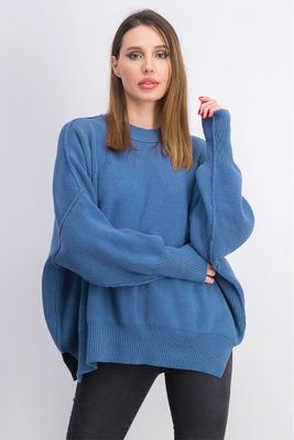 Womens Easy Street Sweater  Fancy Blue