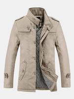 Mens Business Casual Trench Coat