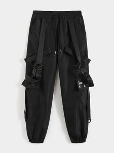 KOYYE Men Street Fashion Hip Hop Multi Pockets Cargo Pants