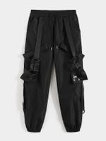 KOYYE Men Street Fashion Hip Hop Multi Pockets Cargo Pants - thumbnail
