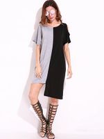 Irregular Patchwork Dress