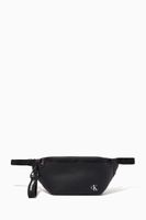 Tagged Belt Bag in Recycled Polyester Blend