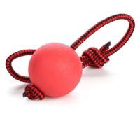 Rubz Rubber Ball With Rope Small - Dia 5Cm