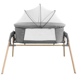 Teknum 3 - In - 1 Baby Rocker Bassinet - Infant Crib With Mosquito Net - Grey TK_3IN1RKBS_GY