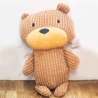 For Pet Soft Chewing Bear Toy For Dogs - Brown