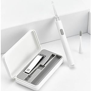 Xiaomi Huohou Luminous Portable Ear Armor Set USB Charging Small Portable Detachable Washable Ear-pick Nail Clippers Set Lightinthebox
