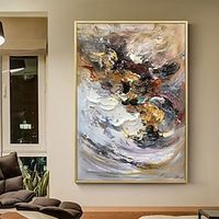 Handmade Oil Painting Canvas Wall Art Decoration Modern Abstract for Home Decor Rolled Frameless Unstretched Painting Lightinthebox