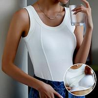 Women's Tank Top Plain Black Sleeveless Basic Crew Neck Summer Lightinthebox