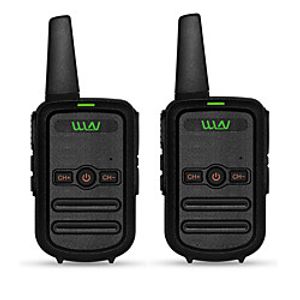 Two mini Walkie-talkies Ultra-thin Walkie-talkies Available in All Occasions High Frequency Long Range Programmable Frequency miniinthebox