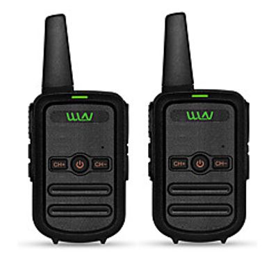 Two mini Walkie-talkies Ultra-thin Walkie-talkies Available in All Occasions High Frequency Long Range Programmable Frequency miniinthebox